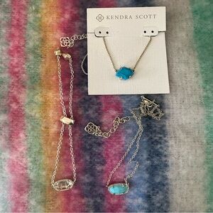 Kendra Scott bundle- two necklace and one bracelet